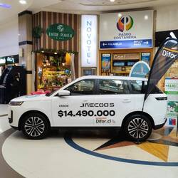 Big spacious Chinese car for little money. This is about 15'000 CHF