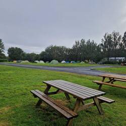 Camping is available at the hostel