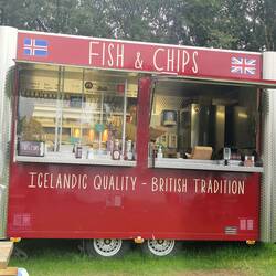 The chippy wagon in the grounds