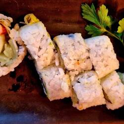 California Roll & Chicken Tempura Roll