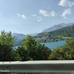 Blick auf den Lac de Serre-Poncon