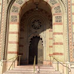 Große Synagoge Eingang