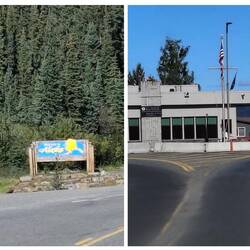 Grenzübergang Kanada nach Alaska