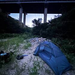 2. Nacht - Unter Autobahnbrücke