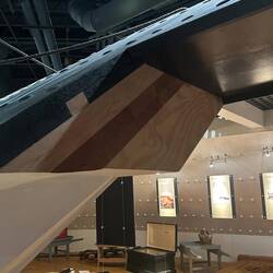 Casemate construction: Four inches of iron plate and two feet of layered timber