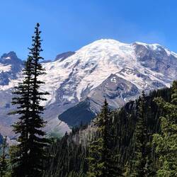 ... mit seiner Gletscherhaube