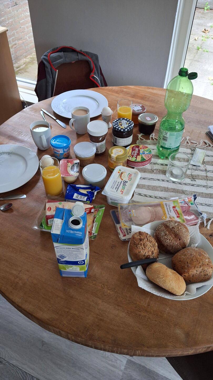 Unser Frühstückstisch