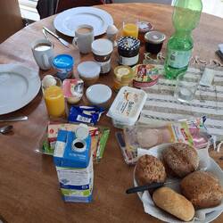 Unser Frühstückstisch