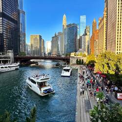 Highlife am Chicago River