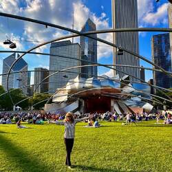 Der imposante Jay Pritzker Pavilion