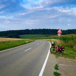 Auf der europäischen Wasserscheide Nordsee/Schwarzes Meer