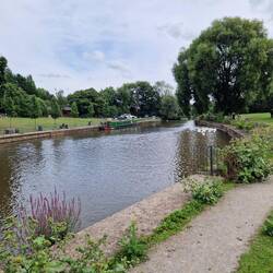 Winsford Marina was a lovely recreational area, if a little run down