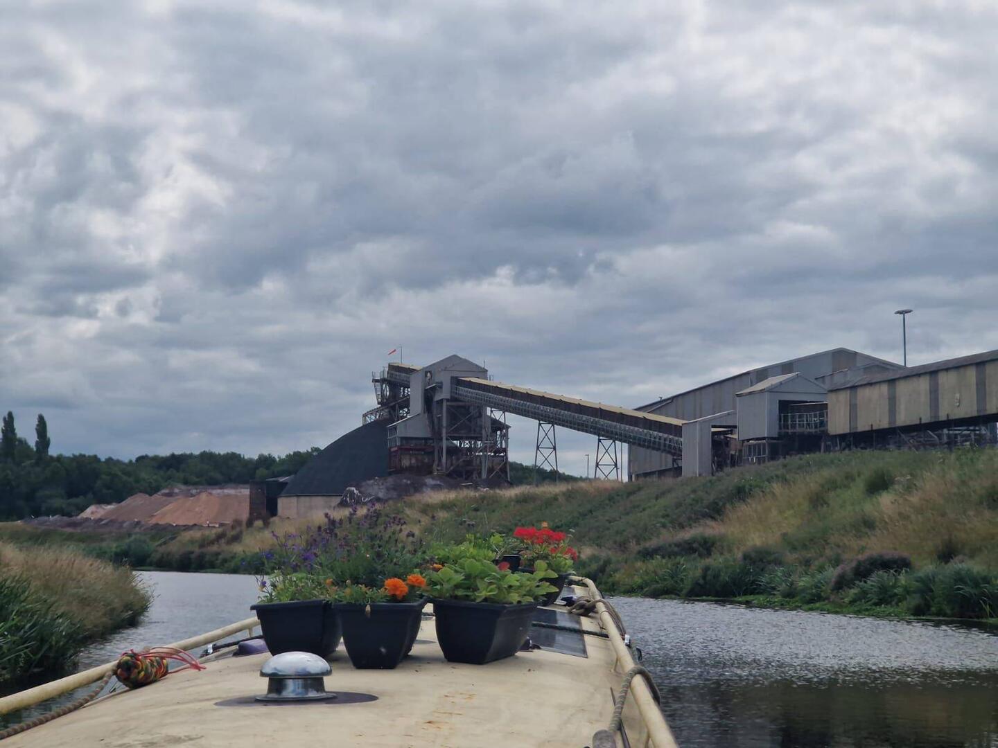 Rock salt mine on the way to Winsford