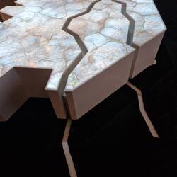 At the Perlan Museum showing the tectonic plates across Iceland