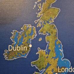 Map showing how much of uk would be lost if water levels rise