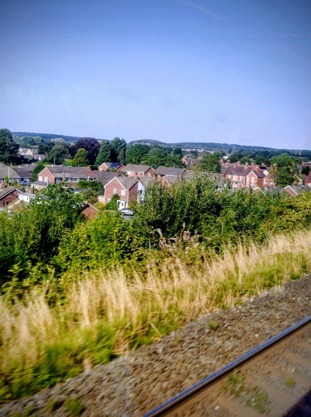 flott geht's Richtung Wales durch westenglische Hinterland