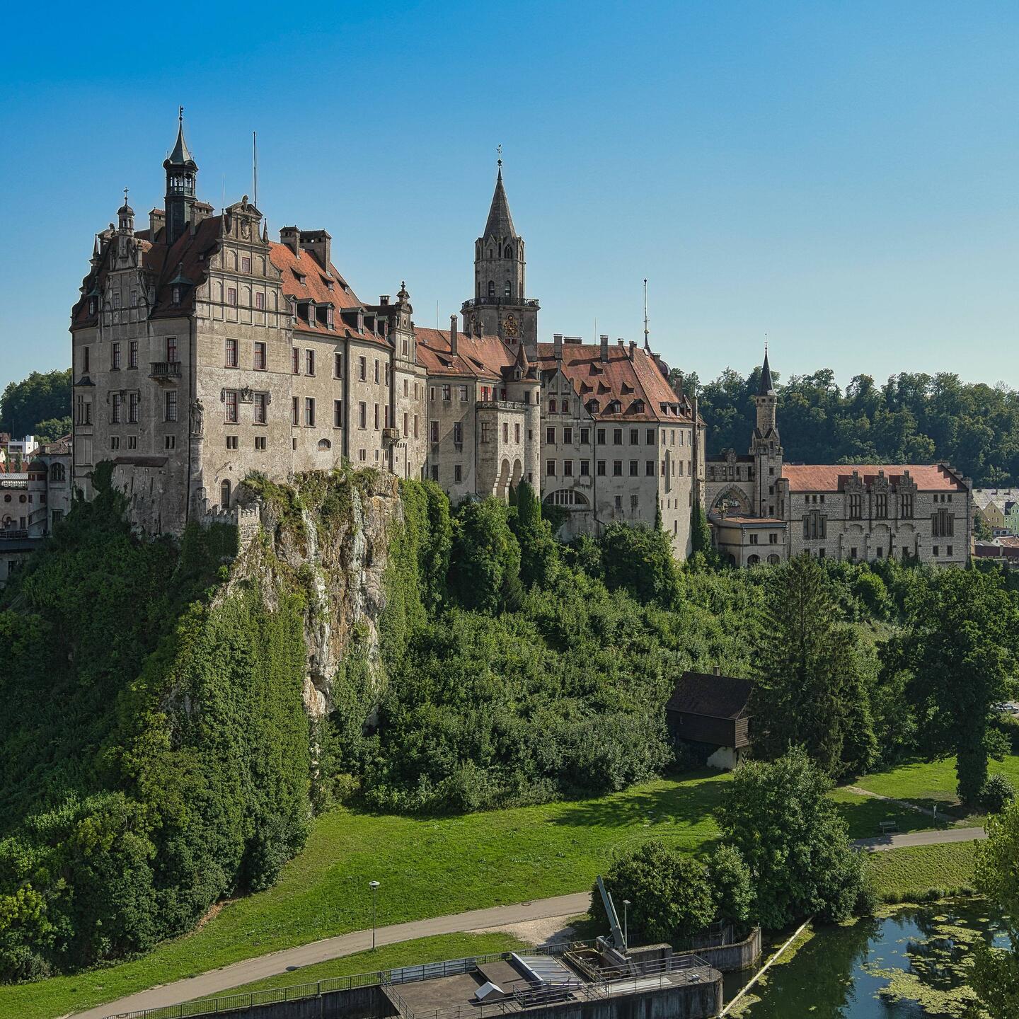 Aussicht zum Schloss Sigmaringen