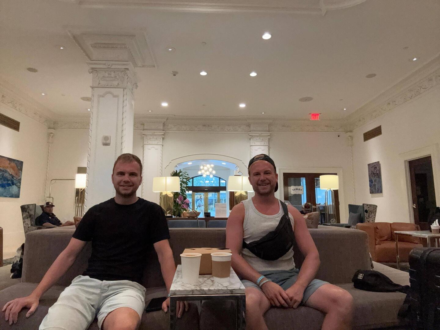 Noch leicht verschlafen 😂