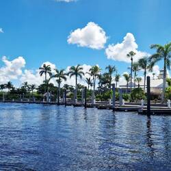 Anlegestege am Campground