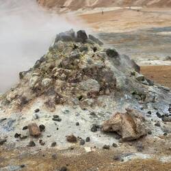 Schwefelturm im Geothermischen Bereichen