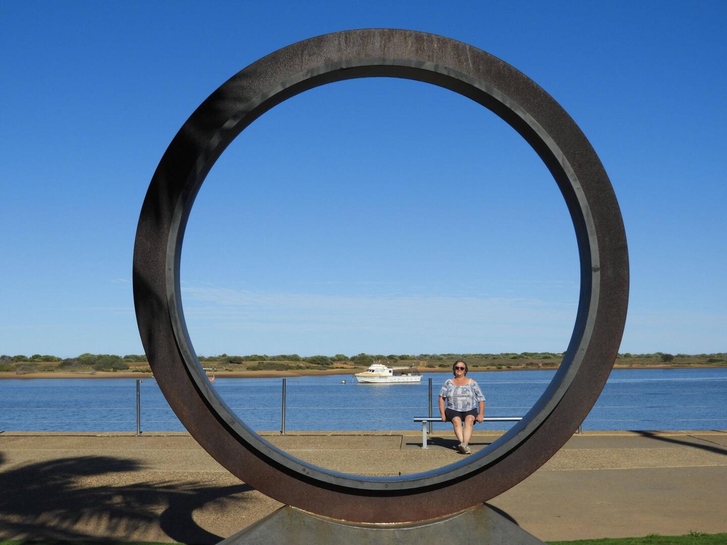 Eclipse sculpture - total eclipse in 2023