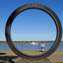 Eclipse sculpture - total eclipse in 2023