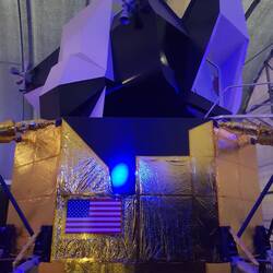 Lunar module replica