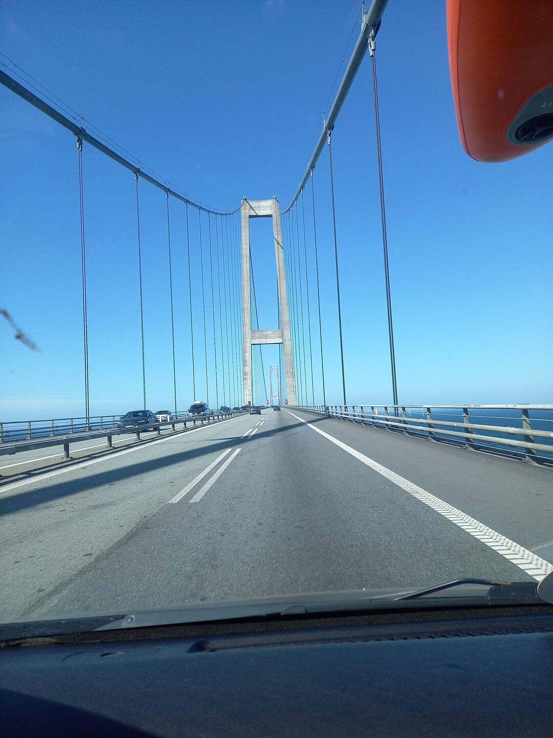 Fahrt über die Storebælt-Brücke