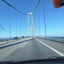 Fahrt über die Storebælt-Brücke