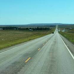 Straight east for MILES!