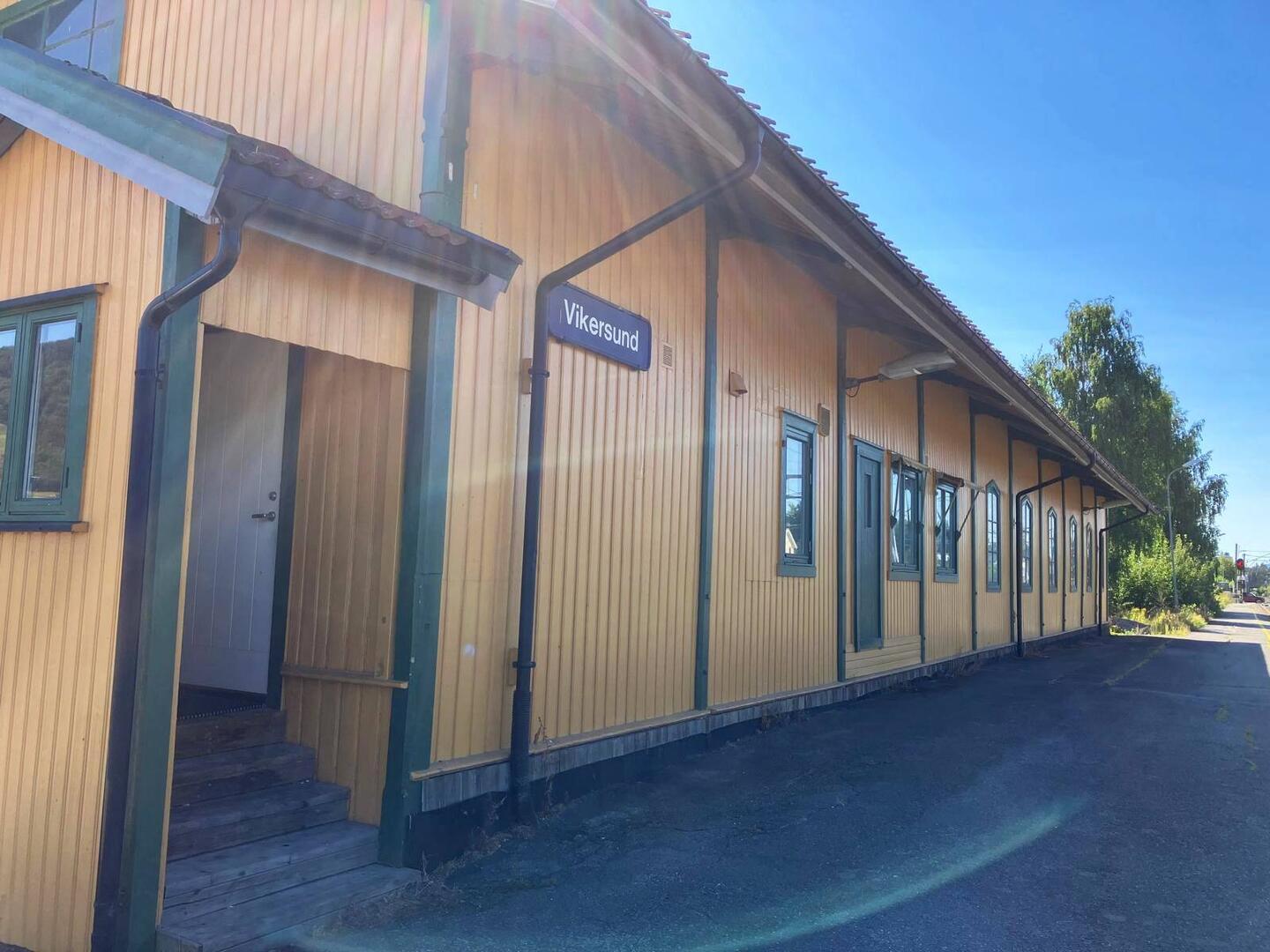 Vikesund Bahnhof
