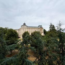 Zum letzten Mal konnte ich die schöne Aussicht von meinem Balkon geniessen.
