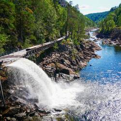 Anderes Ende der Flößerrinne