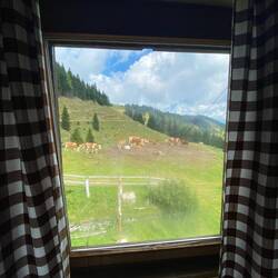 Der Blick aus unserem Fenster