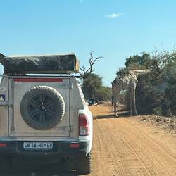 Ganz ging die Giraffe nicht ins Gepäck 😂