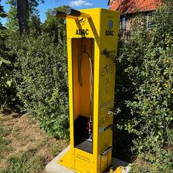 Der ADAC kümmert sich um Fahrradfahrer, toll.