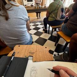 Im "Croissantmuseum"