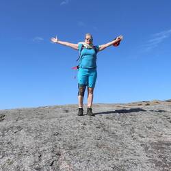 Dani wird kräftig durchgepustet