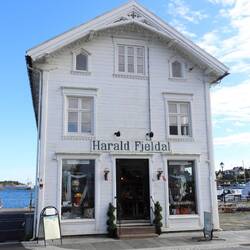 eines der vielen weißen Häuser in Lillesand