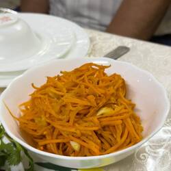 Möhrensalat mit "dezenter" Knoblauchnote