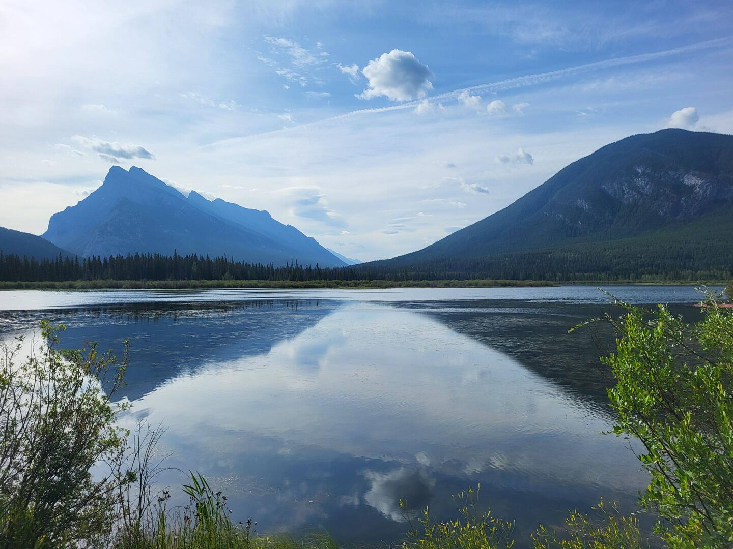 Goodbye Banff. Endlich wieder ein wenig Ruhe auf dem Weg nach Lake Louise