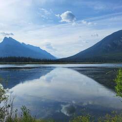 Goodbye Banff. Endlich wieder ein wenig Ruhe auf dem Weg nach Lake Louise
