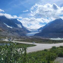 Hier sieht man ca. 5% des beindruckenden Columbia Icefields