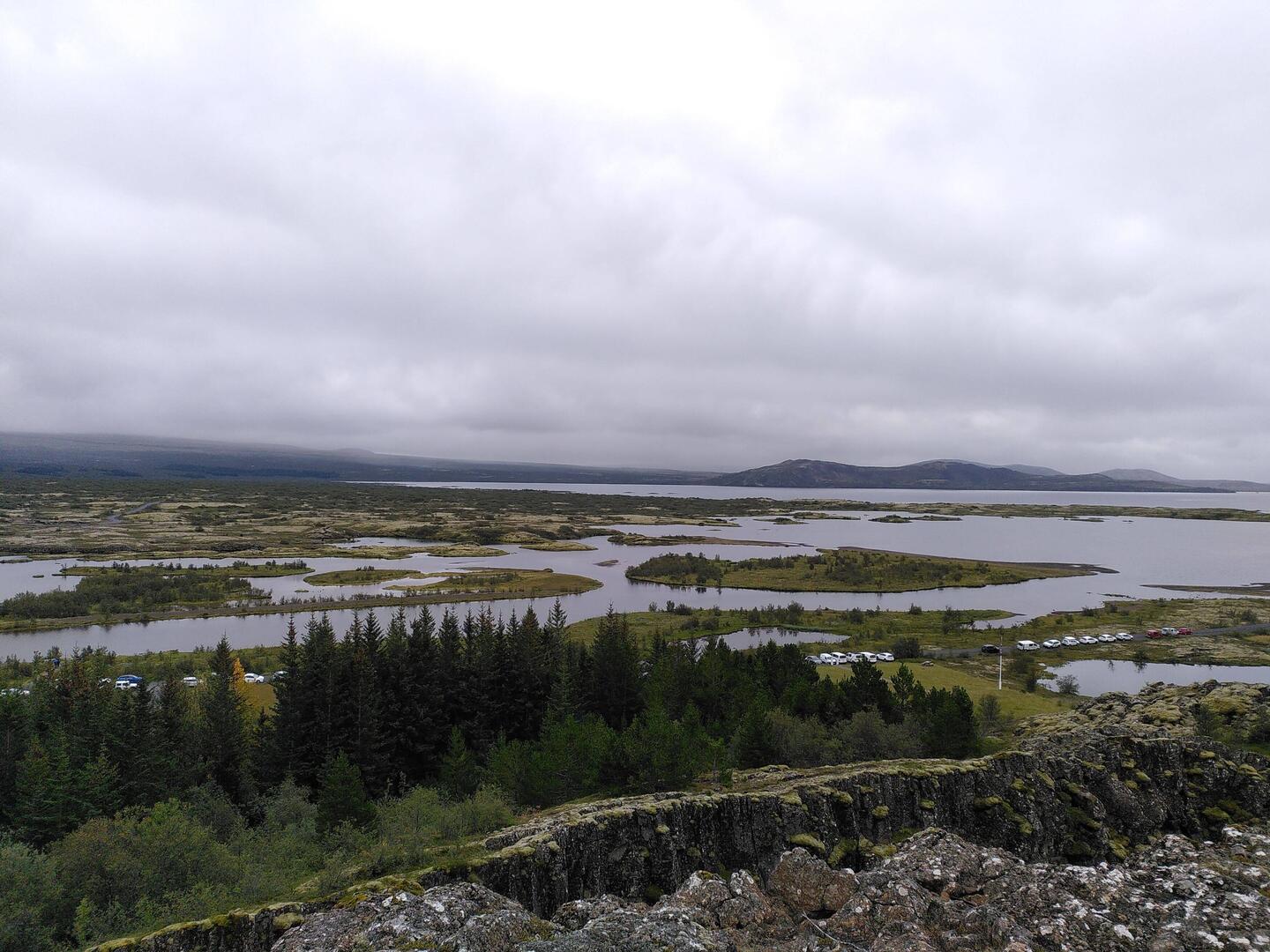 Blick auf Thingvellir.