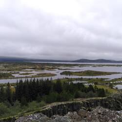 Blick auf Thingvellir.