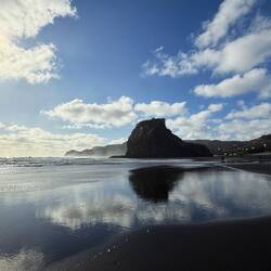 Piha Beach, on the Tasman Sea, west of Auckland
