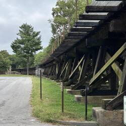 Now CSX's Shenandoah Subdivision, the old HF&P RR trestle at Harpers Ferry