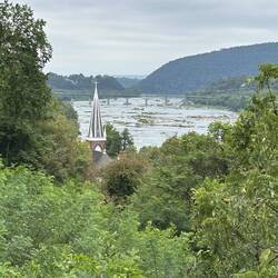 View downstream of the Potomac from Jefferson Rock