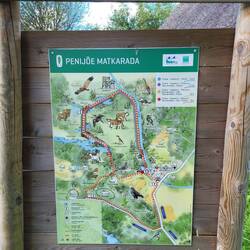 Es gibt ein schönen Trailhead.