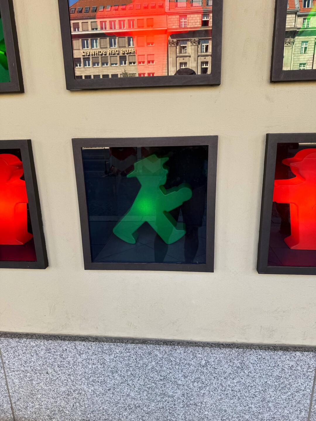 Berlin's iconic crosswalk lights